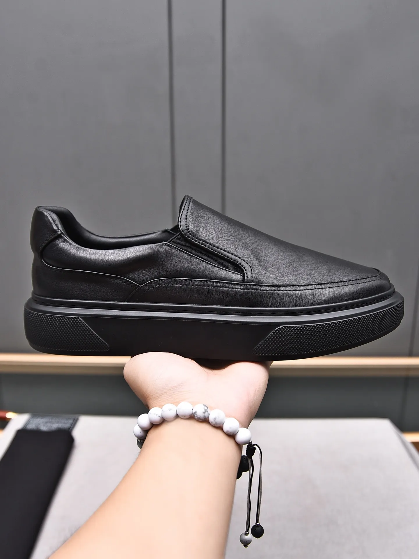 Men's Men's Shoes💰520 [One-step-up] BOTTEG* VENET* - high-end boutique Size: 38-44 (45 customized) BV new product, first-layer cowhide artificially woven classic style and contemporary fashion temperament harmoniously blend, rubber sole is light and flexible, water-dyed cowhide lining! [Taobao, Tmall, and live streaming are the first choices]